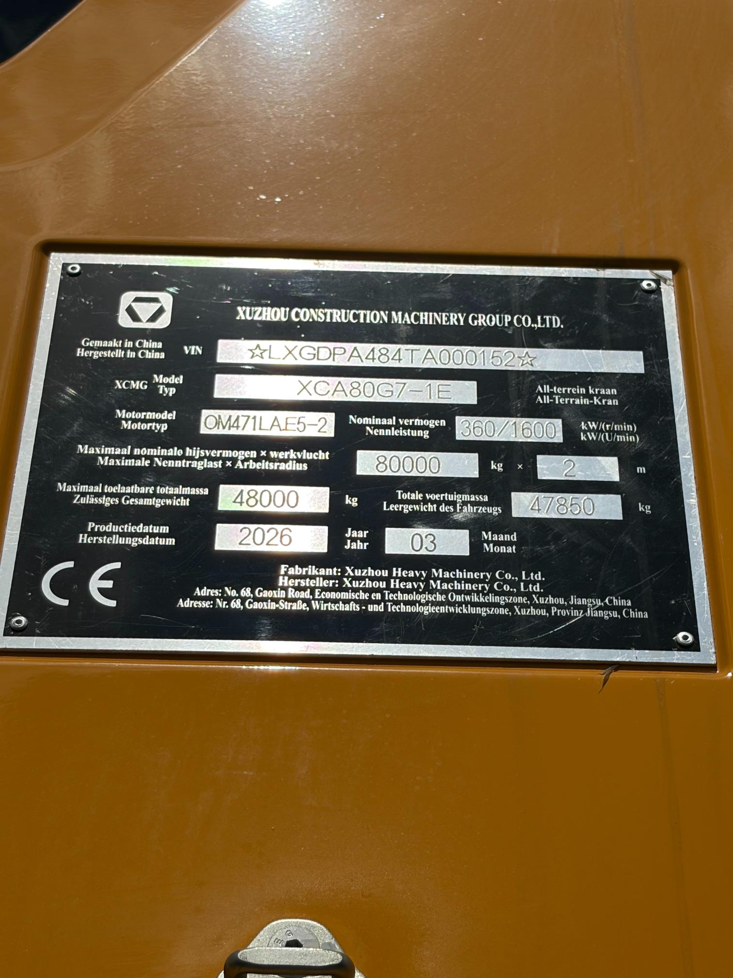XCA 80 0052 16
